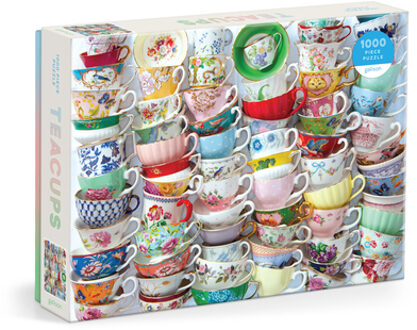 Teacups 1000 Piece Puzzle -  Galison (ISBN: 9780735380592)