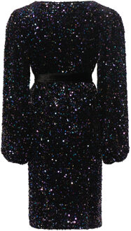 Teagan wikkeljurk in lila - XL