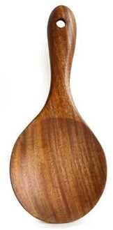 Teak Hout Rijst Lepel Rijst Paddle Scoop Houten Keuken Serveren Gebruiksvoorwerpen Grote Houten Servies Eetlepel Lepel Lepel Keuken J6N1
