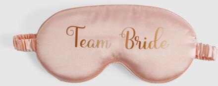Team Bride Eye Mask, Baby Pink - ONE SIZE