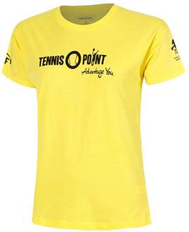 Team Yellow T-shirt Dames-Geel,Zwart - M
