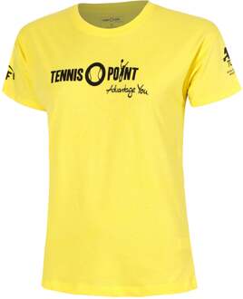 Team Yellow T-shirt Dames-Geel,Zwart - XS,S,M,L,XL