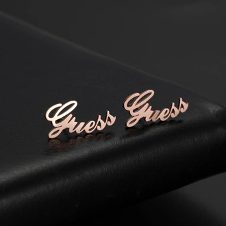 Teamer Custom Name Earrings for Women Fashion Personalized Stainless Steel Stud Earring Customized Letter Jewelry Christmas Gift