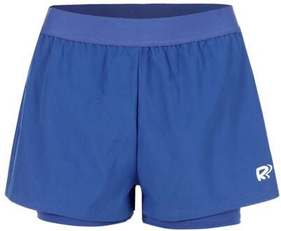 Teamline 2in1 Short Voor Tennisballen Dames-Blauw - XXL