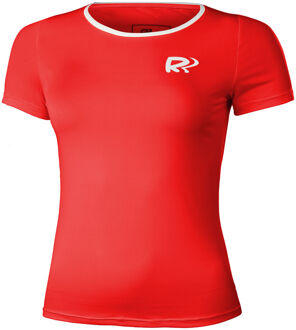 Teamline T-shirt Dames rood - XS,S,M,XL