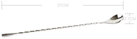 Teardrop Cocktail Bar Lepel Menglepel 304 Rvs Twisted Mengen Roer Lepel Bar Tool Specialiteit Lepels