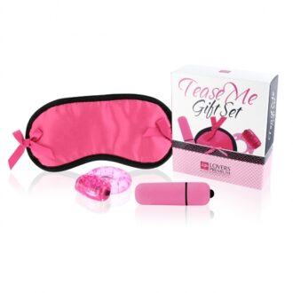 Tease Me - 3 delig - Roze - Geschenkset