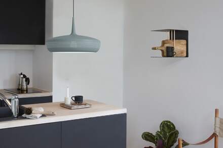 Teaser shelf aluminium wandrek anthracite grey Grijs