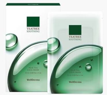 Teatree Soothing Herb Tox Cica Mask Set 25ml x 5 sheets