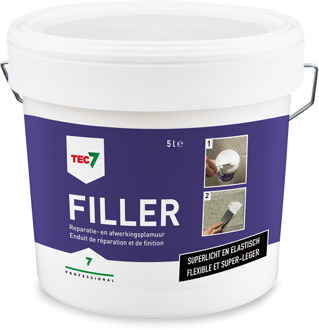 TEC7 Filler emmer Alles-in-één vulmiddel en afwerkingsplamuur 5l - 601005000