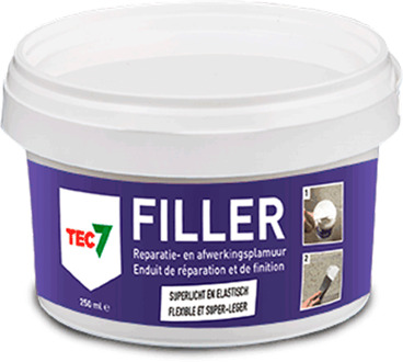 TEC7 Filler pot Alles-in-één vulmiddel en afwerkingsplamuur 250ml - 601025000