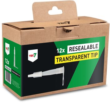 TEC7 Hersluitbare Hangtuit Transparant (doosje 12 stuks) - 599409290