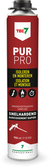 TEC7 Pur Pro Hoog-kwalitatief PU-schuimen 750ml - 670005000