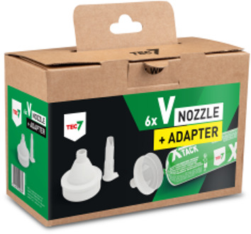 TEC7 V-Nozzle + Adaptor X-Tack Sausages (doosje 6st) - 599317290