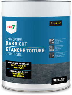 TEC7 WP7-101 Universeel Dakdicht emmer 4L - 602470000