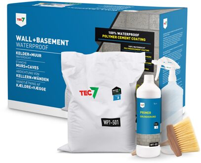 TEC7 WP7-501 Kelder + Muur Waterdicht set 10kg + 1L - 602090000