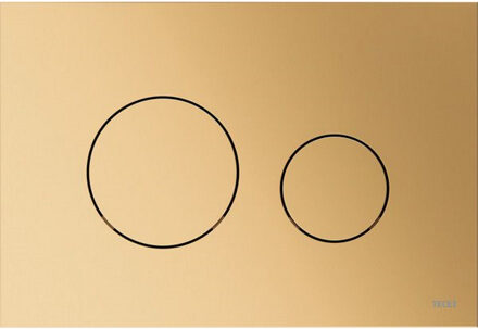 Tece Bedieningsplaat TECE Loop Met Duospoeltechniek Kunststof Geborsteld Koper