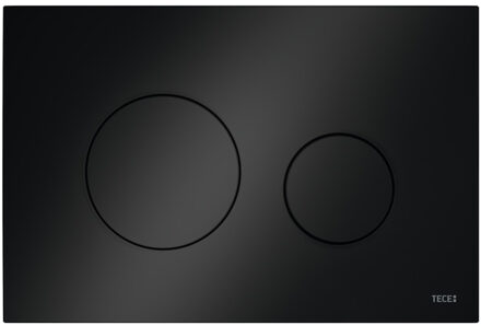 Tece Bedieningsplaat TECE Loop Met Duospoeltechniek Zwart