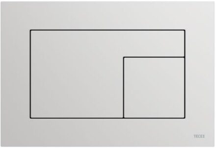 Tece Bedieningsplaat TECE Velvet Met Duospoeltechniek Grigio Efeso TECE