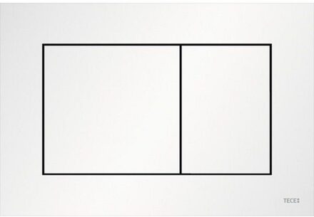 Tece Bedieningsplaat Toilet TECE Now Kunststof Mat Wit