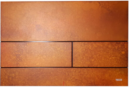 Tece Bedieningsplaat Toilet TECE Square II Geroest Staal TECE