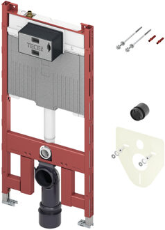 Tece Inbouwreservoir TECE profil met Octa II-spoelkast 8 cm bouwhoogte 1120 mm Wit Chroom