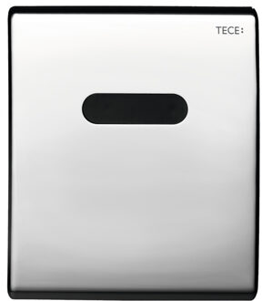 Tece Planus elektronische urinoir drukplaat 6V batterij glans chroom