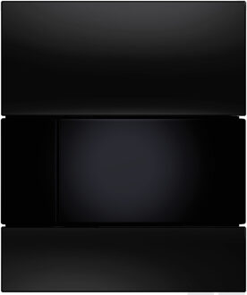 Tece Urinoir Bedieningsplaat TECE Square Glas Zwart 10,4x12,4 cm (met zwarte toetsen)