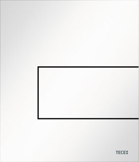 Tece Urinoir Bedieningsplaat TECE Square Metaal Glanzend Wit 12,4x14,4 cm
