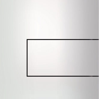 Tece Urinoir Bedieningsplaat TECE Square Metaal Glanzend Wit 12,4x14,4 cm