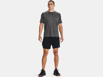 Tech 2.0 SS Tee Heren Sportshirt - Maat M - Carbon Heather