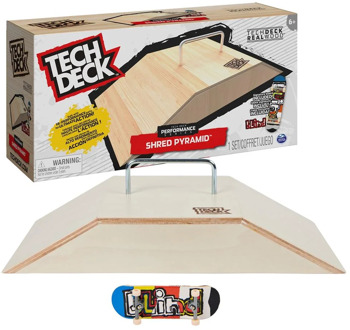 Tech Deck Wood Shred Pyramid - Fingerboard Skatepark