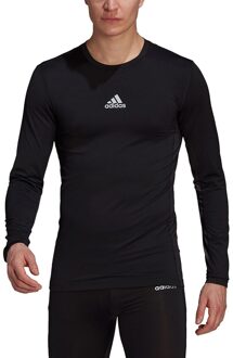 Techfit Long Sleeve Top - Compressieshirt Zwart - XL