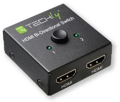 Techly 2-poorts tweerichtings HDMI-schakelaar - 4K