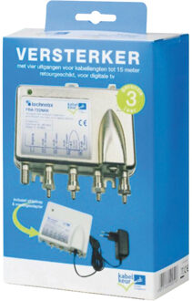 Technetix FRA-722  - Antenneversterker 4 x 4dB