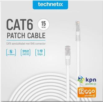 Technetix Utp Netwerkkabel Cat6 15,0m