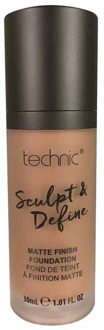 Technic Foundation Technic Technic Sculpt & Define Matte Finish Foundation Chestnut 30 ml