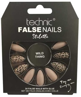 Technic Kunstnagels Technic False Nails Stiletto Wild Thing 24 st