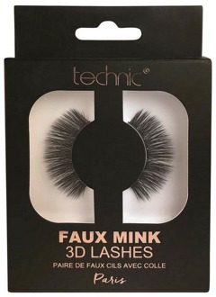 Technic Kunstwimpers Technic Faux Mink 3D Lashes Paris 1 paar
