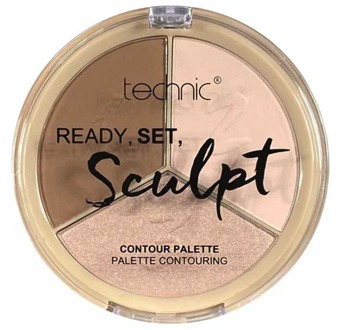 Technic Make-Up Palette Technic Ready Set Sculpt Contour Palette Fair 9,9 g