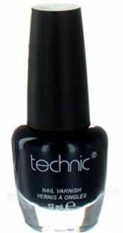 Technic Nagellak Technic Nail Polish Jet Black 12 ml