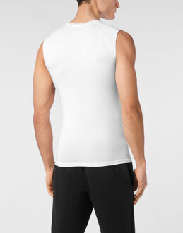 Technical Jersey T-Shirt Sleeveless - maat S Wit