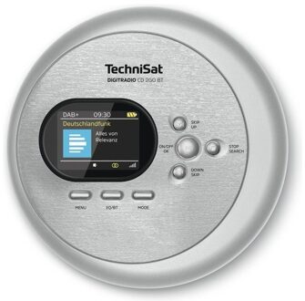 Technisat Digitradio CD 2GO BT Discman Zilver