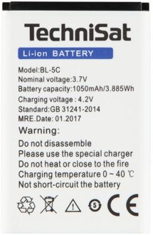 Technisat Lithium batterij voor TECHNIRADIO 6 IR, DIGITRADIO 1, DIGITRADIO 2 / 2S… Batterij