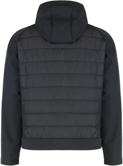 Technische Stof Hooded Jas - maat M Zwart