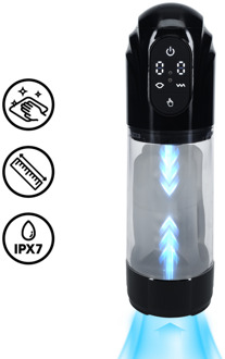 TechnoThrust - Automatische Waterdichte Masturbator Pomp - Zwart