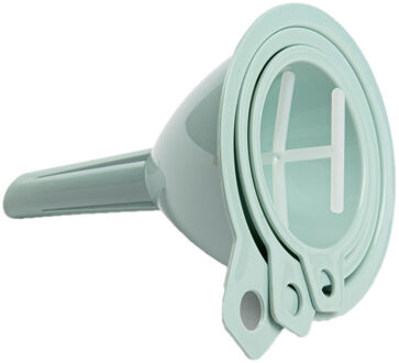 Techters - 3x delig - mintgroen - verschillende formaten - 6.5 , 8 en 9.5 cm