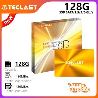 Teclast Volledige Sata Ssd 2.5 "128 Gb Interne Solid State Drive Harde Schijf Voor Laptop & Desktop 480 mb/s Sata 1.5/3/6 Gb/S 128GB Package A