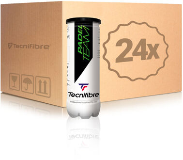 Tecnifibre 24x verpakking  3 stuks Team In een doos geel - nosize