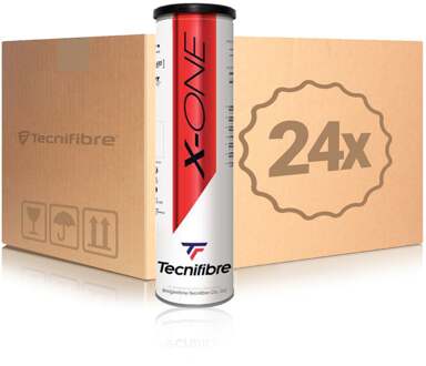Tecnifibre 24x verpakking  4 stuks X-One Swiss geel - nosize